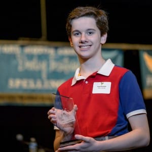 Paul Keaton KDF Spelling Bee Winner